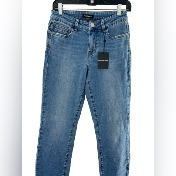 NWT Prosperity Medium Wash Tapered Leg Jeans 27 - Picture 4 of 5